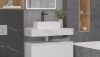 Столешница Velvex UNIT st.UNI.80-630 80х50 подвесная цвет белый