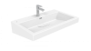 Раковина из сантехнического фарфора Creavit Epic EP080-00CB00E-0000 80х40 накладная цвет белый 1 отверстие под смеситель
