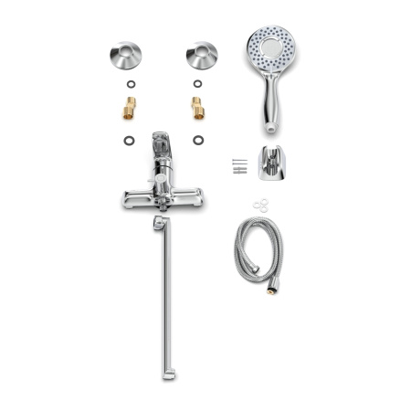 Смеситель для ванны Tokito MISAWA TOK-MIS-1015 настенный хром