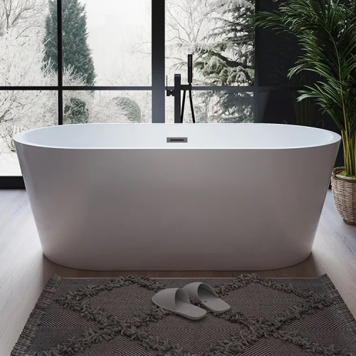 Ванна акриловая Cerutti SPA CT7388 168х73 отдельностоящая овальная
