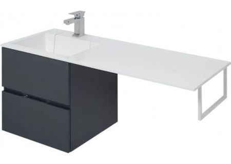 Раковина из искусственного камня Aquanet Фортуна НФ-00016403 120х50 подвесная цвет белый 1 отверстие под смеситель