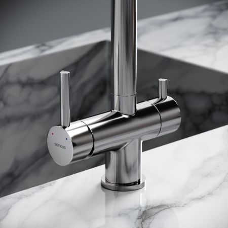 Смеситель для кухни Sancos Foster SC4014BN на мойку никель