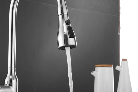 Смеситель для кухни Shevanik S163 на мойку хром