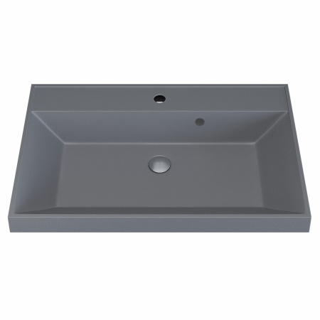 Раковина кварцевая Uperwood Classic Quartz 291030004 70х12 полувстраиваемая цвет серый