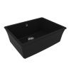 Кухонная мойка LeMark Sinara 540-u 9910073 55х40 цвет черный поверхность матовая