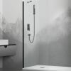 Душевая перегородка RGW Walk In 351011009-14 90х195 стекло прозрачное профиль черный