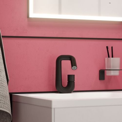 Смеситель IDDIS TWIST TWIBLBTi01 на раковину черный - фото 2