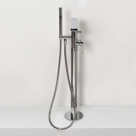 Смеситель для ванны и душа Wasserkraft Dinkel 5800 5821 напольный хром