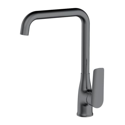 Смеситель для кухни Esko LG06GM на мойку вороненая сталь - фото 2