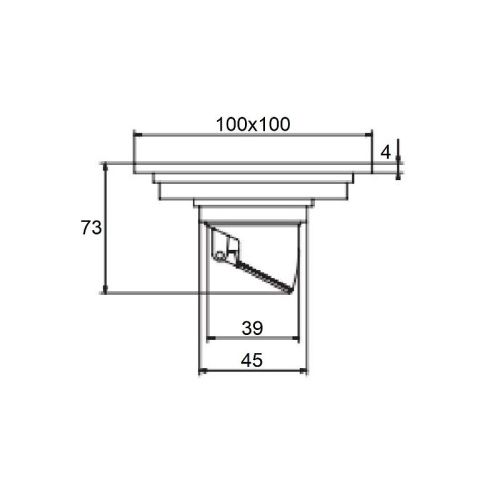 Душевой трап Orange TR01-005b напольный - фото 3