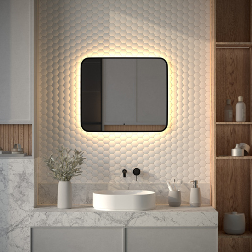 Зеркало с подсветкой Defesto AURA DF 2976RH 70x60 - фото 3
