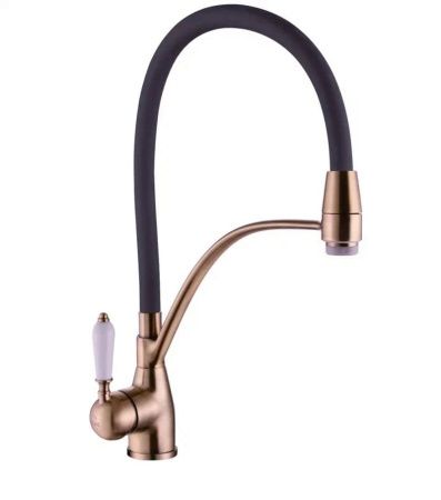 Смеситель для кухни Rose R153Q на мойку бронза