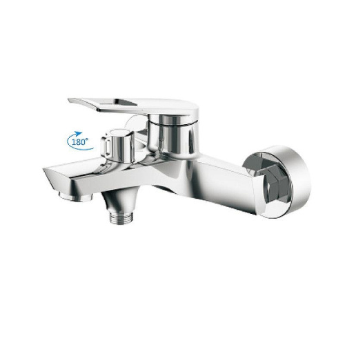 Cмеситель для ванны и душа Haiba HB60595 настенный хром - фото 2