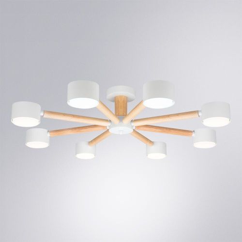 Люстра потолочная Arte Lamp Tenda (Тенда) A1624PL-8WH - фото 2