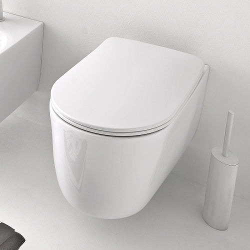 Чаша унитаза подвесная Kerasan Nolita 531401 цвет белый глянцевый без сиденья безободковая каскадный смыв