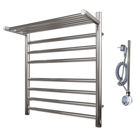 Полотенцесушитель электрический Point Аврора Премиум PN10156SPE 55х60 хром