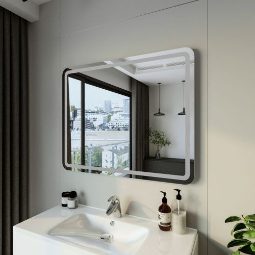 Зеркало с подсветкой Бриклаер 4627125414244 100х80 - фото 4