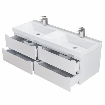 Тумба под раковину Uperwood Tanos 2910203301 120х50 подвесная цвет белый