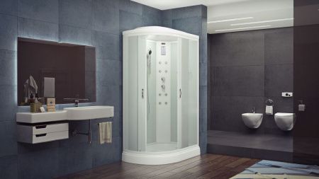 Душевая кабина Timo Eco TE-0702R 120х80 асимметричная с крышей ориентация правая