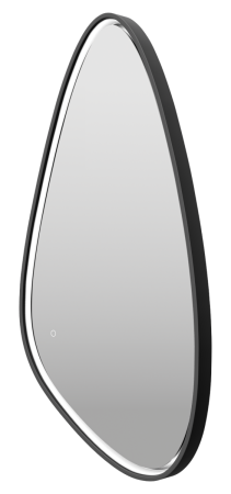 Зеркало с подсветкой Brevita Venus VEN-Var-060-black 60х120 подвесное