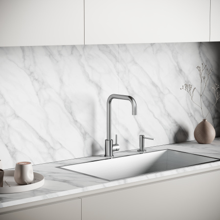 Смеситель для кухни Sancos Stainless SC12002SS на мойку нержавеющая сталь