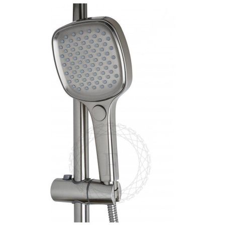 Душевая стойка Filarete FL2030NK настенная цвет никель