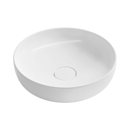 Раковина из сантехнического фарфора Wellsee Chalice Perfection 150601000 40х40 накладная цвет белый без отверстий под смеситель