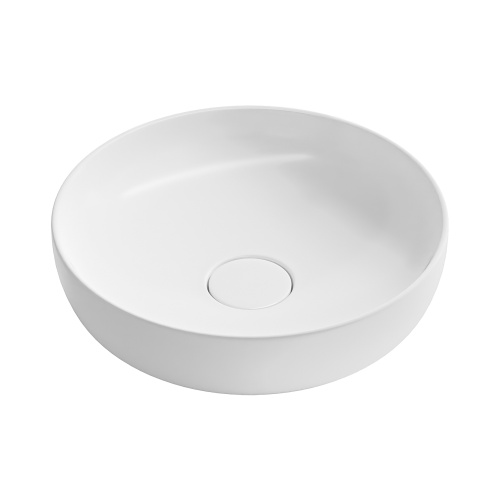 Раковина из сантехнического фарфора Wellsee Chalice Perfection 150601000 42х42 накладная цвет белый глянцевый без отверстий под смеситель - фото 2