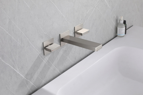 Смеситель Abber Daheim AF82122SP встраиваемый в стену сатин - фото 2