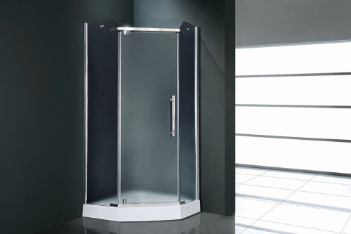Душевой уголок Royal Bath TR RB90TR-C-CH 90х90 стекло рифленое профиль хром глянцевый без поддона
