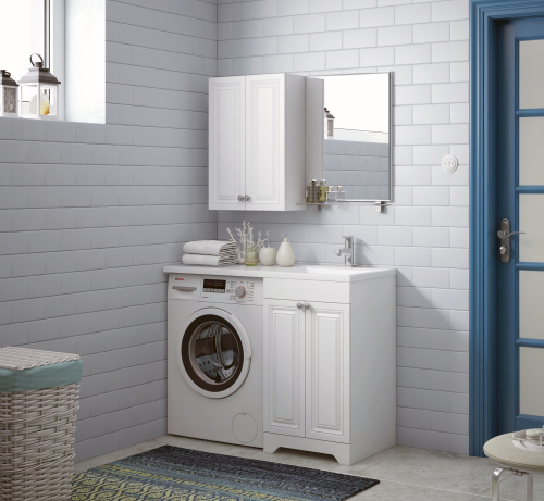 Тумба под раковину Corozo Леон SD-00000890 48х47х85 цвет белый - фото 3