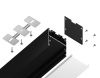 Алюминиевый профиль Ambrella Light Profile System (Профиле Сыстем) GP3050BK