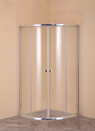 Душевой уголок Agger A01-090MCR/G 88х88 стекло матовое профиль хром глянцевый без поддона