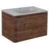Тумба под раковину Vincea Vico VMC-2V800RW 80х50 подвесная цвет коричневый