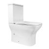 Унитаз напольный с бачком Bond Cube F09-00 белый с сиденьем безободковый душевой смыв