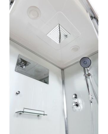 Душевая кабина Deto K402SLED 120х90 прямоугольная с крышей ориентация универсальная