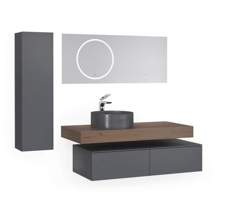 Столешница Jorno MODULARE Mdlr.06.80/T/JR 80х50 подвесная цвет коричневый