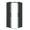 Душевой уголок Grossman Classic 300.K33.04.8080.21.10 80х80 стекло тонированное профиль черный без поддона