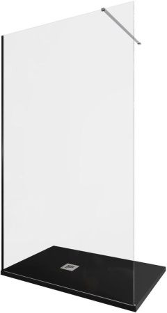 Душевая перегородка Allen Brau Infinity 3.21031.BA 160х200 стекло прозрачное профиль серебро