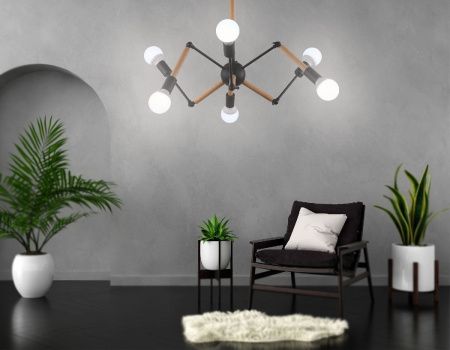 Люстра на штанге Ambrella Light Loft (Лофт) TR80488