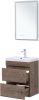 Тумба под раковину Aquanet Нота NEW 00334190 50х30 подвесная цвет коричневый