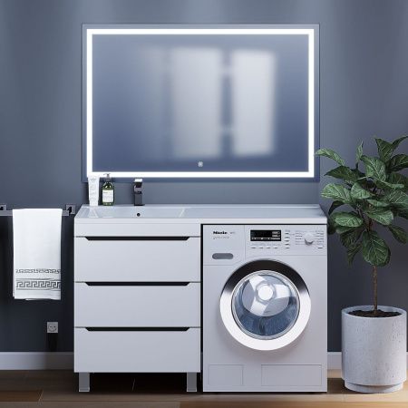 Тумба под раковину Uperwood Tanos 291020259 60х50 напольная цвет белый