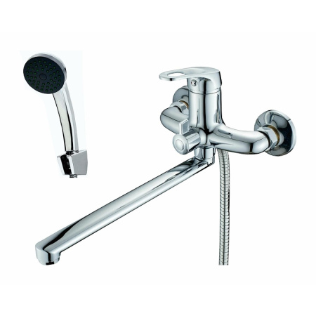 Смеситель для ванны D-Lin D146410-8 настенный хром