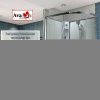Душевая кабина AvaCan EM EM3912LNT 120х90 асимметричная без крыши ориентация левая