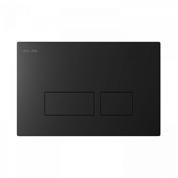 Клавиша смыва пневматическая Am.Pm Pro S I047038 цвет черный матовый Клавиша смыва пневматическая Am.Pm Pro S I047038 цвет черный матовый