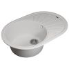 Кухонная мойка Uperwood Quartz Premium UPD-02 3910202104 75х50 цвет белый поверхность матовая