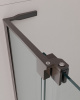 Душевой уголок Cezares SLIDER SLIDER-AH-2-80/90-90/100-C-GM 80х90 стекло прозрачное профиль оружейная сталь без поддона