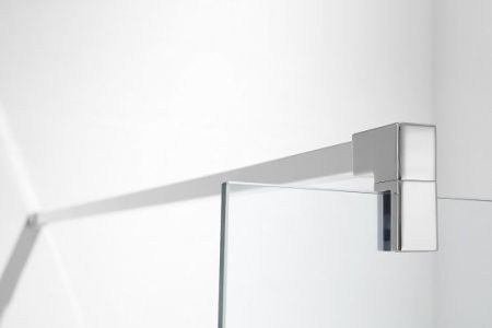 Душевая перегородка Aquatek AQ WIW 12020CH 120х200 стекло прозрачное профиль хром