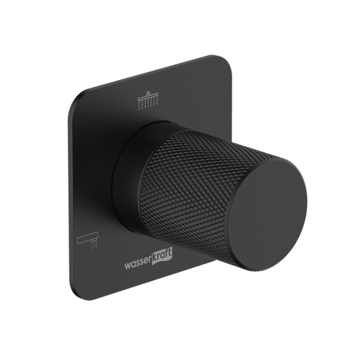 Переключатель на 3 выхода WasserKRAFT Fulda 5200 A300 встраиваемый черный - фото 2