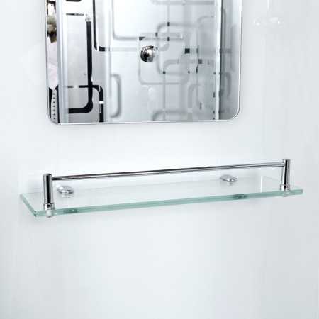 Душевая кабина AvaCan EM4590LED+GM 90х90 четверть круга с крышей ориентация универсальная